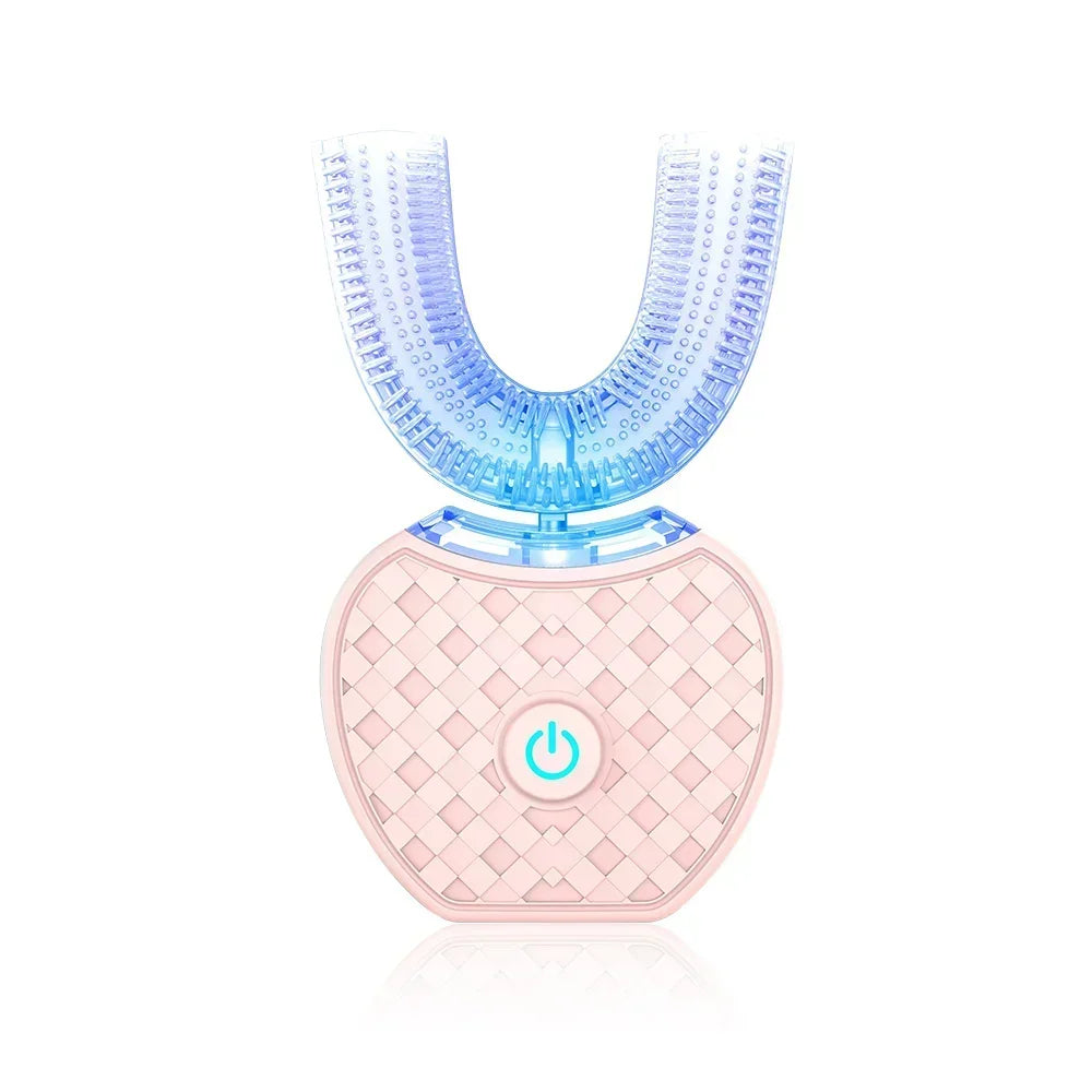 Ultrasonic Electric Toothbrush.Automatic Toothbrush U-Shape Full Mouth