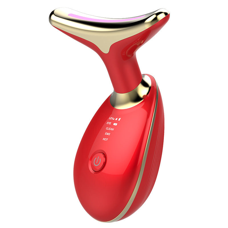Thermal Neck Lifting And Tighten Massager Electric Microcurrent Wrinkle Remover