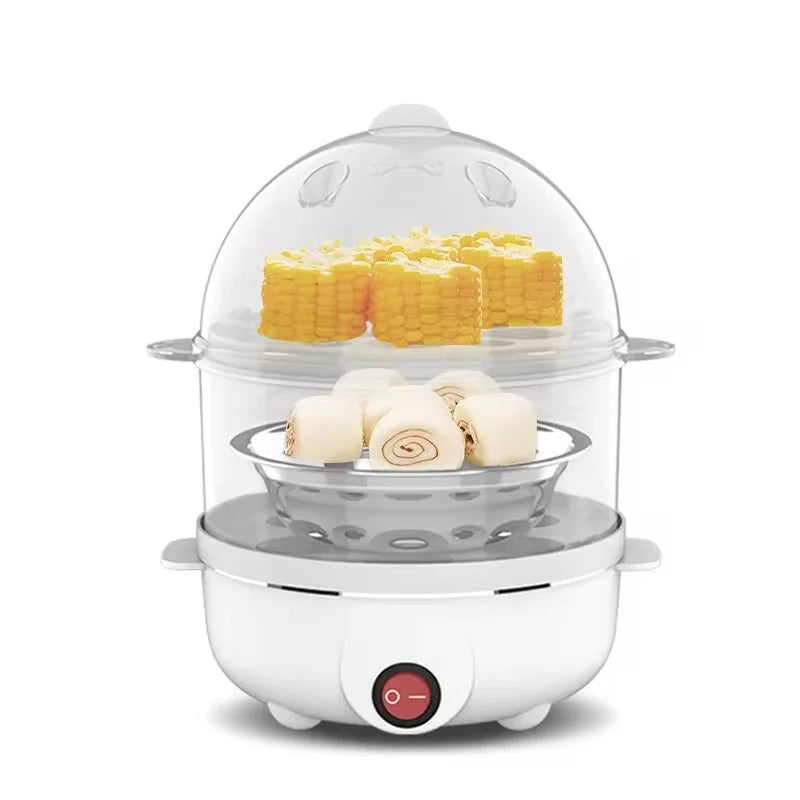 Multifunctional Breakfast Machine Double Layers Egg Cooker