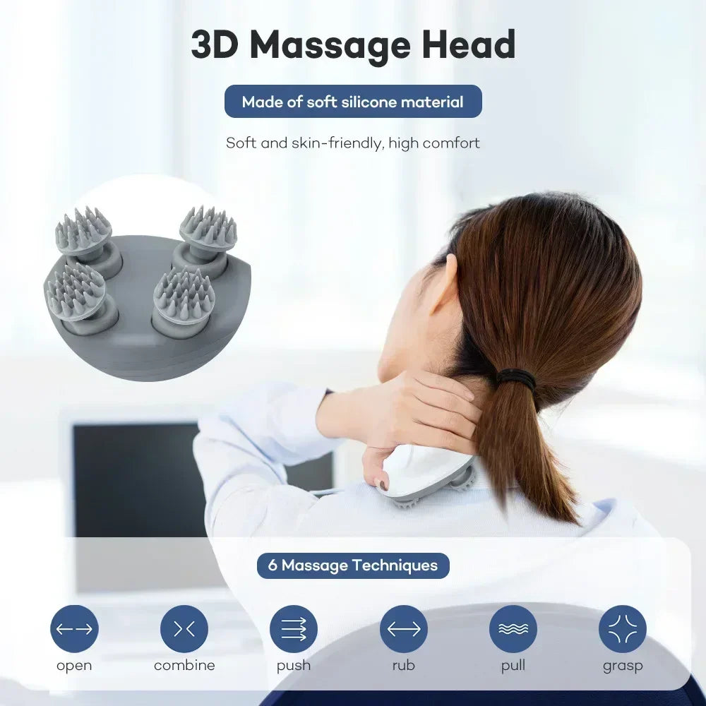 Electric Scalp Massager| Red Light Therapy
