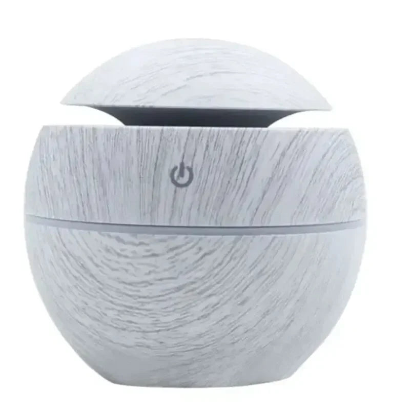 USB Ultrasonic Mini Home Wood Grain Air Humidifier Electric Air Aroma Diffuser