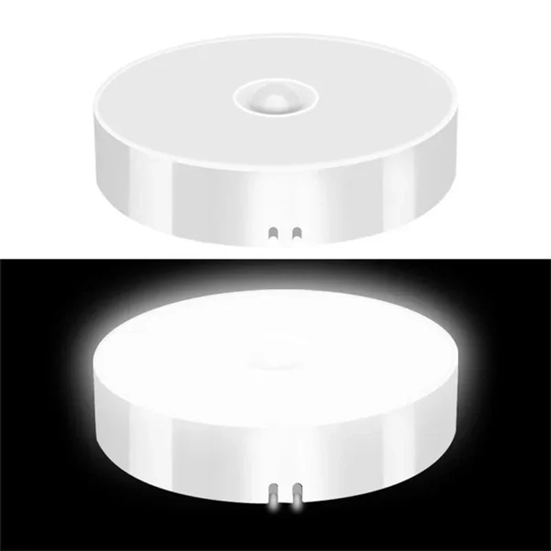 PIR Motion Sensor LED Night Light USB Rechargeable Night Lamp