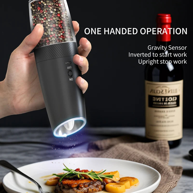 USB Rechargeable Electric Salt Pepper Grinder