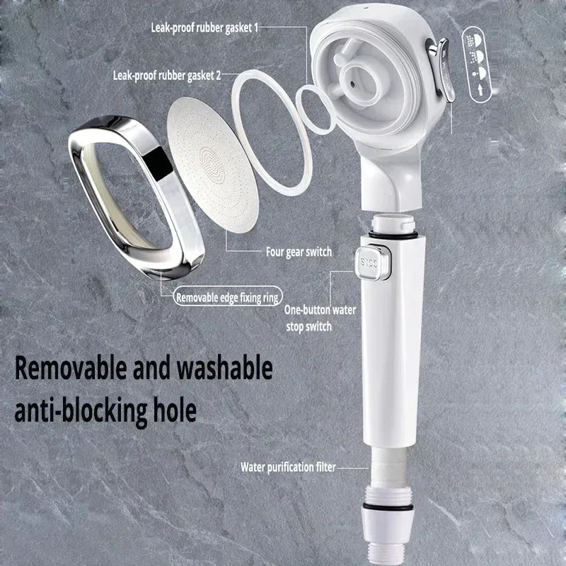 Xiaomi High Pressure Shower Head 3 Modes Adjustable Filter Shower Head