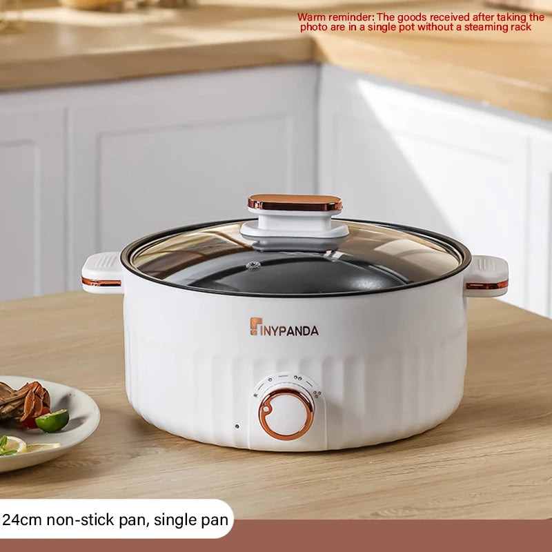 Portable Electric Multifunctional Cooker Household Double Layer Hot Pot