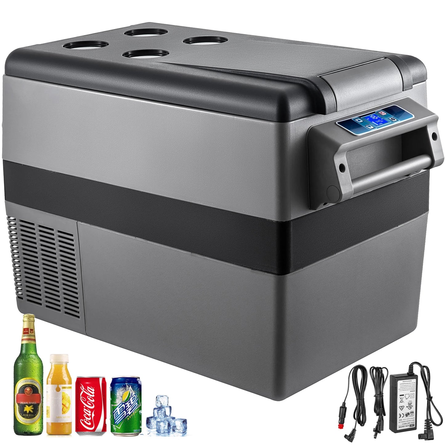 Car Refrigerator Mini Fridge Freezer Portable Compressor Cooler