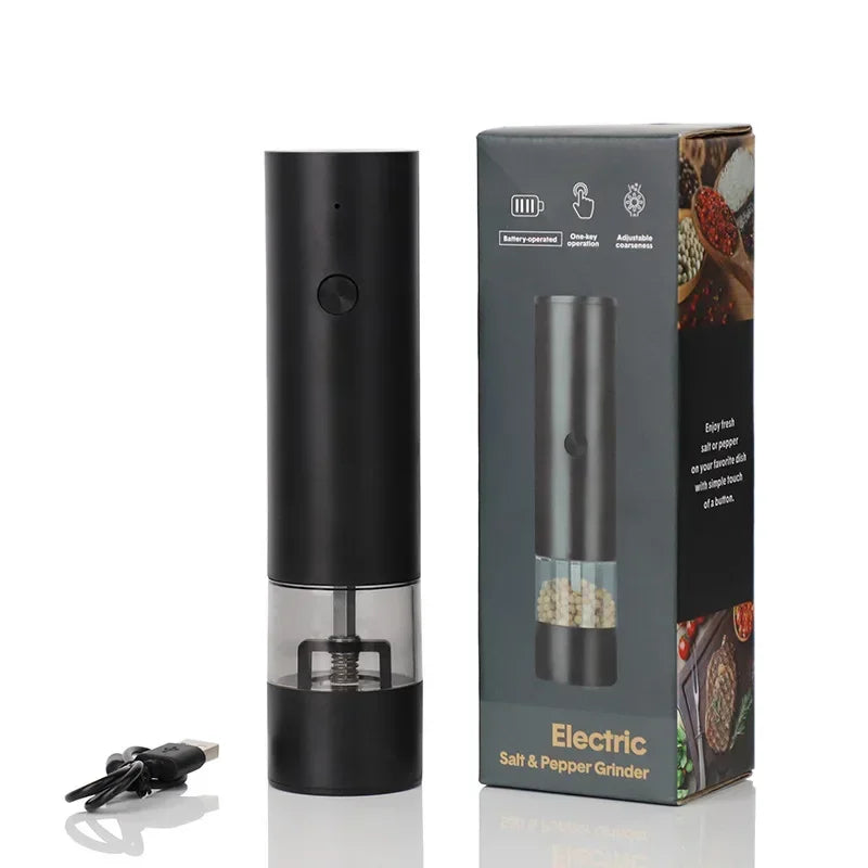 USB Rechargeable Electric Salt and Pepper Grinder