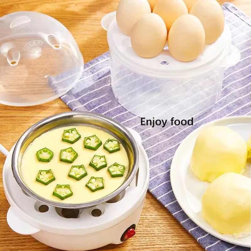Multifunctional Breakfast Machine Double Layers Egg Cooker