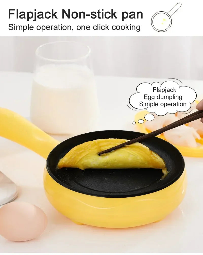 Electric Frying Pan, Automatic Power-off Breakfast Machine