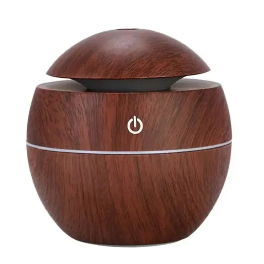 USB Ultrasonic Mini Home Wood Grain Air Humidifier Electric Air Aroma Diffuser