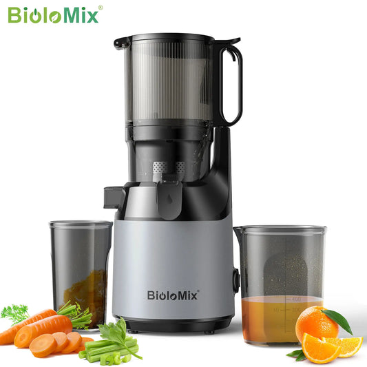 Cold Press Juicer,Fit Whole Fruits & Vegetables,High Juice Yield Juicer