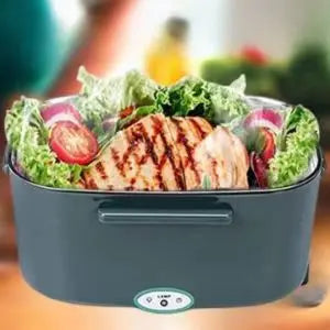1.5 L 60W Electric Lunch Box Food Warmer,Leak Proof, Lunch Heating Microwave for Truckers