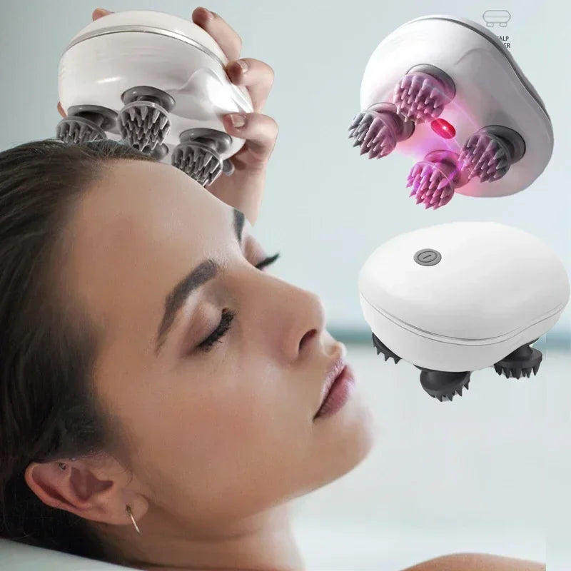 Electric Scalp Massager| Red Light Therapy