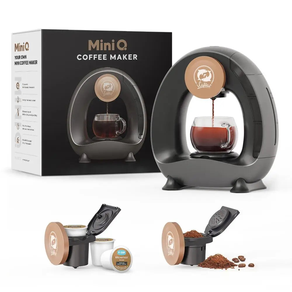 2 in 1 Mini Coffee Brewer/Tea Maker With Coffee Filter K CUP Adapter