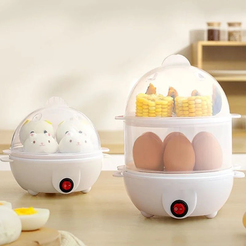 Multifunctional Breakfast Machine Double Layers Egg Cooker