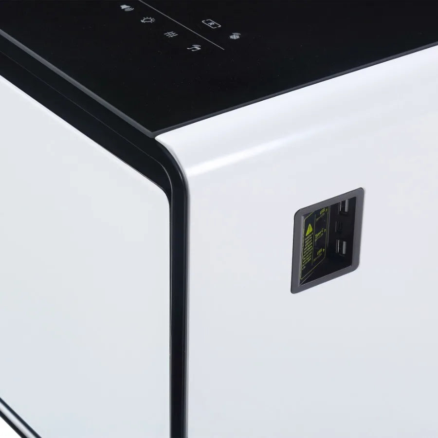 Coffee Table With Builtin Fridge Bluetooth Speaker Wireless Charging Modern Smart Touch Control