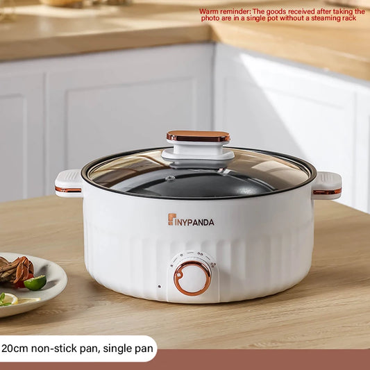 Portable Electric Multifunctional Cooker Household Double Layer Hot Pot