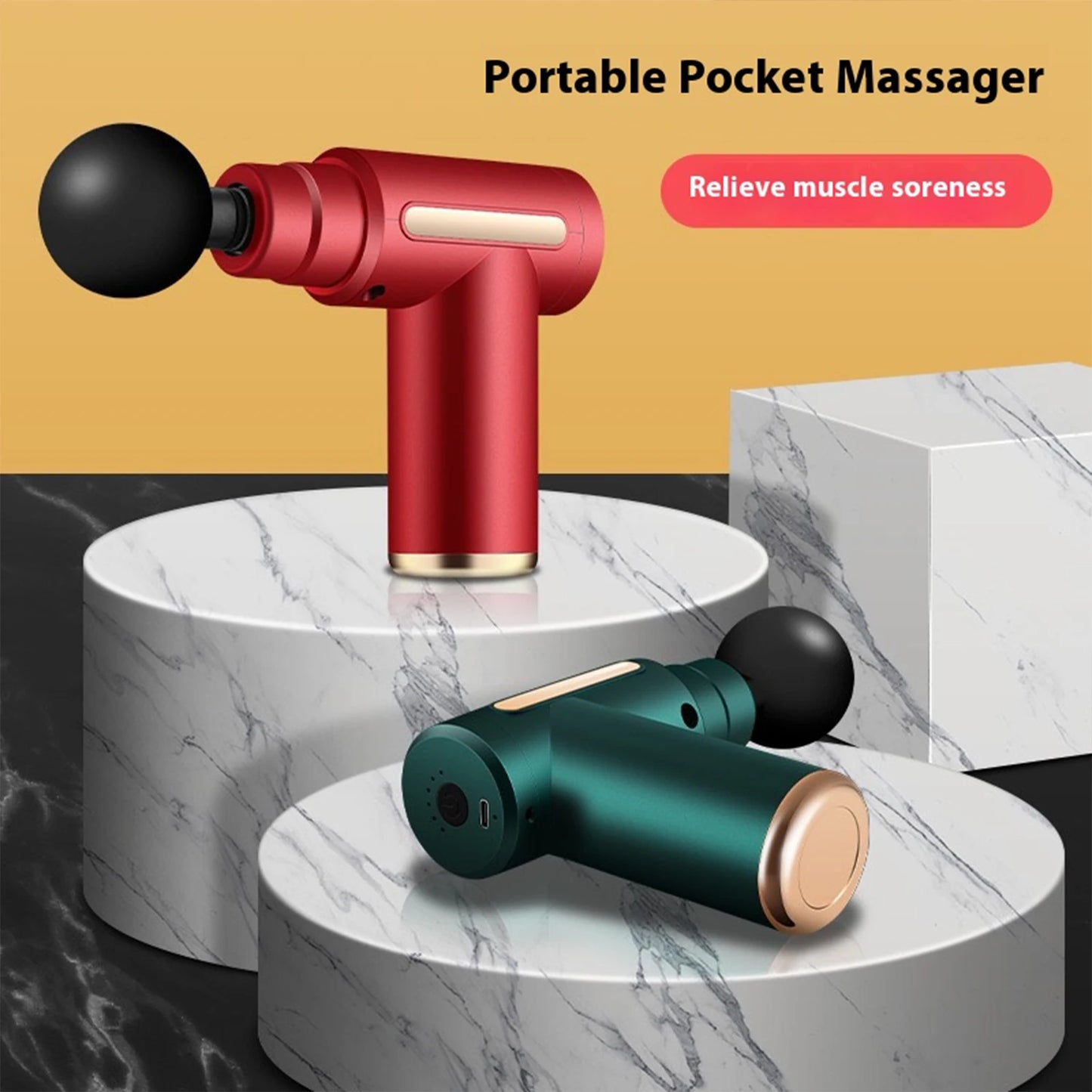 New Portable Fascia Gun Deep Tissue Massage
