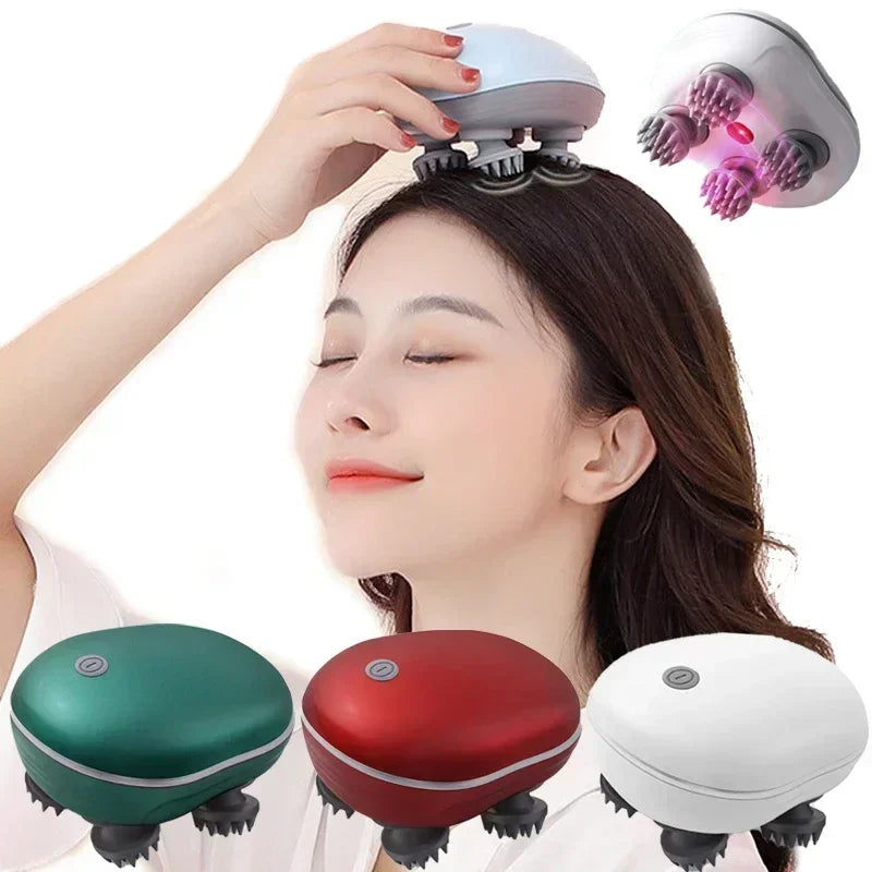 Electric Scalp Massager| Red Light Therapy