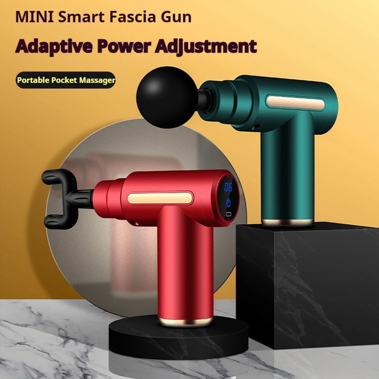 New Portable Fascia Gun Deep Tissue Massage