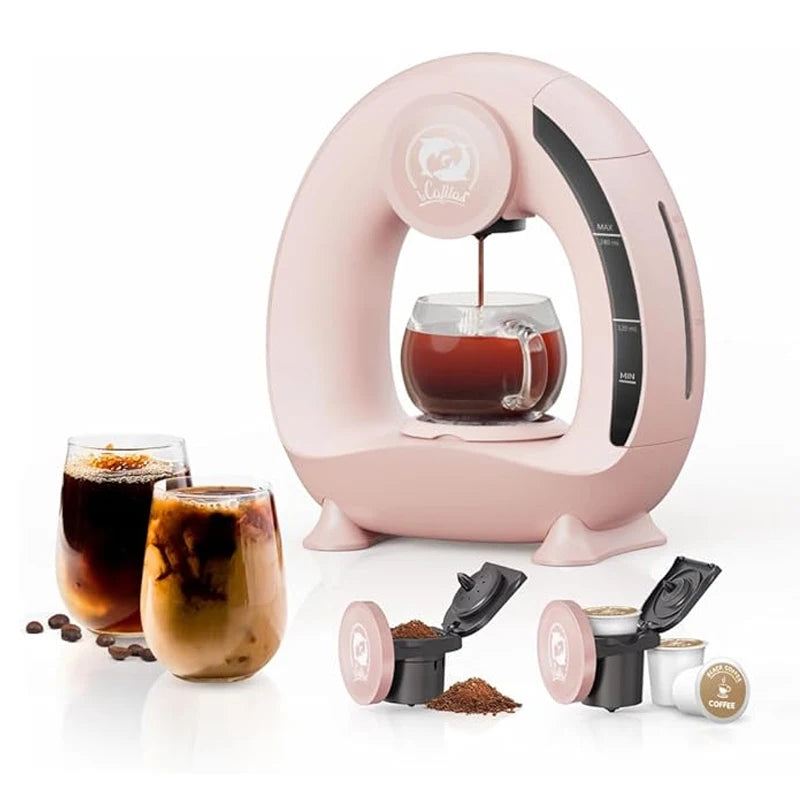 2 in 1 Mini Coffee Brewer/Tea Maker With Coffee Filter K CUP Adapter