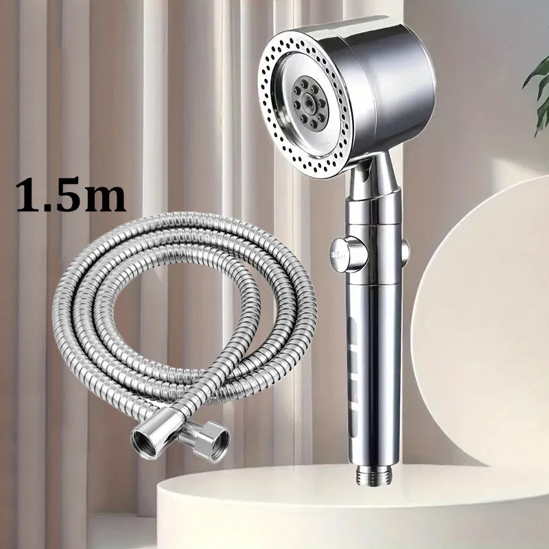 New High Pressure Water Saving Filter Shower Head 5 Modes