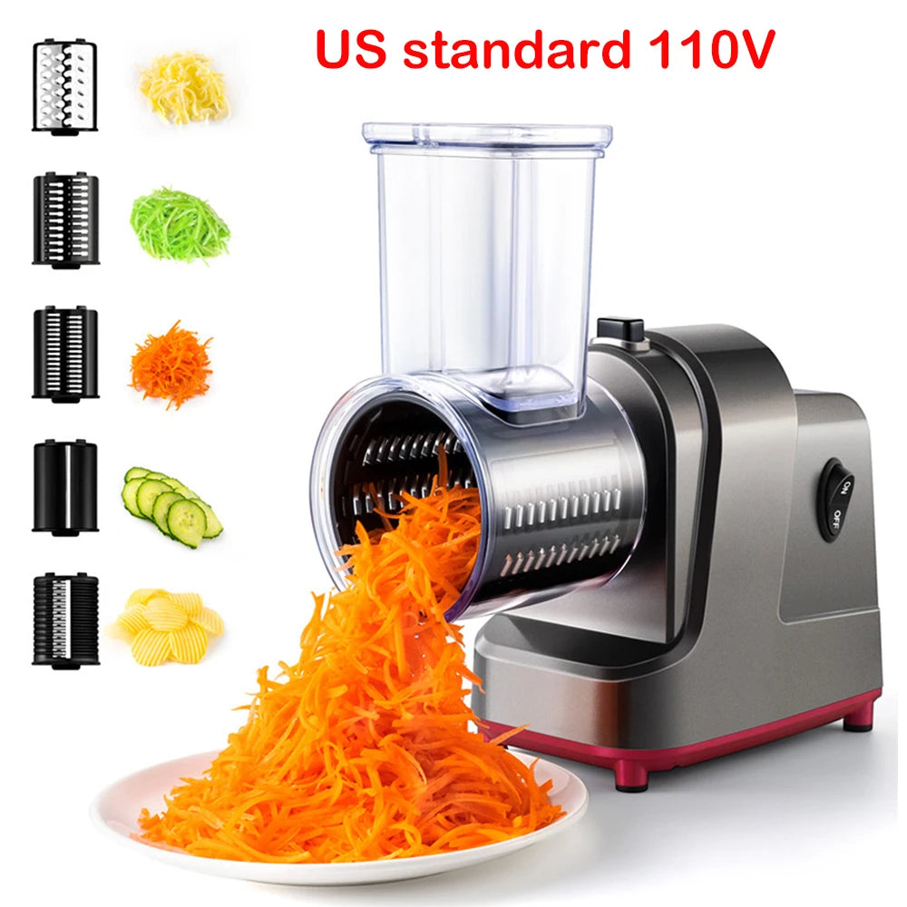 5 in 1 Electric Vegetable Slicer Shredder