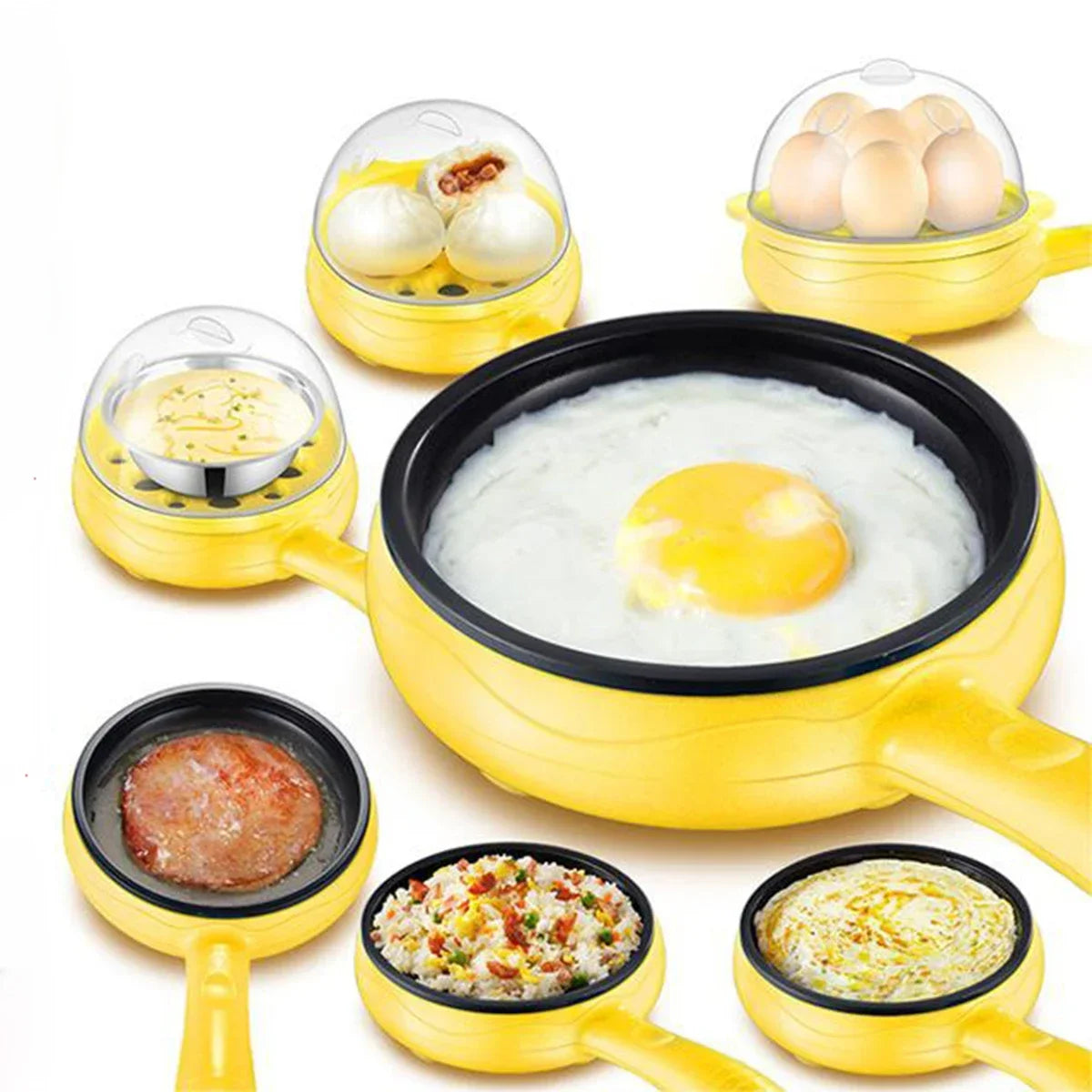 Electric Frying Pan, Automatic Power-off Breakfast Machine