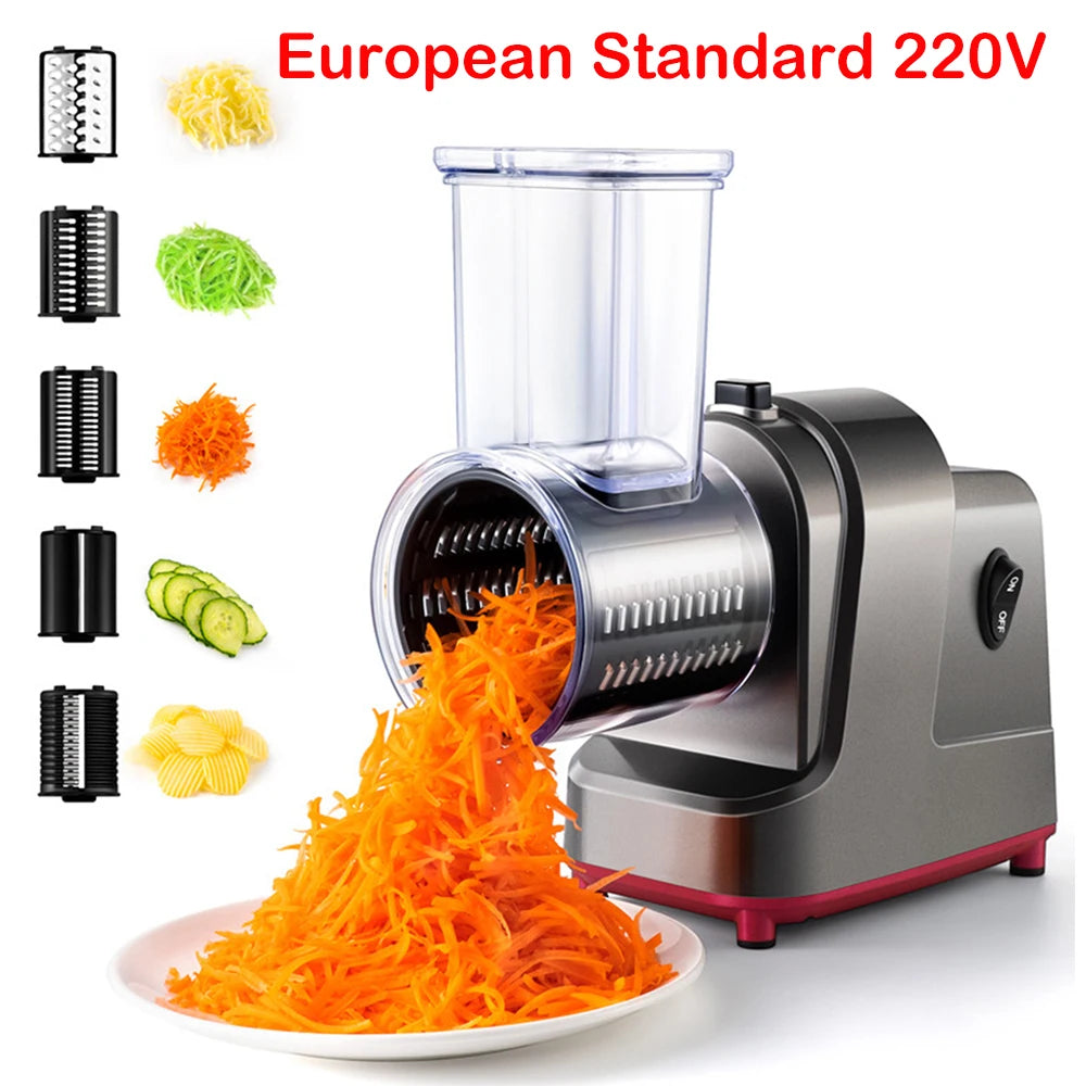 5 in 1 Electric Vegetable Slicer Shredder