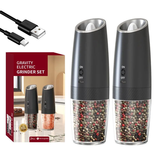 USB Rechargeable Electric Salt Pepper Grinder