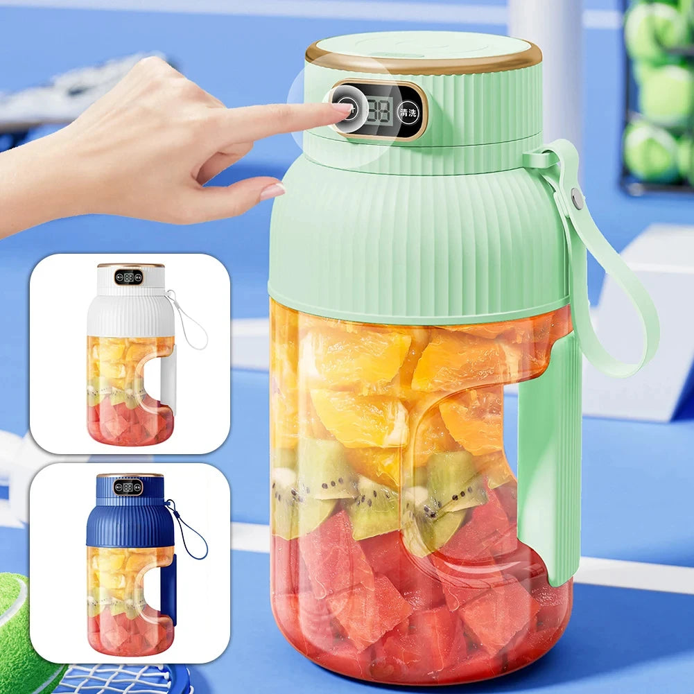Fruit Juicer Cup Portable Electric Fruit Mixer Stirrng Cup Large