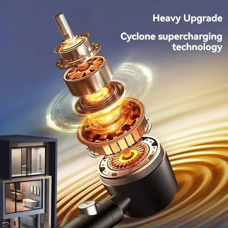 New High Pressure Water Saving Filter Shower Head 5 Modes