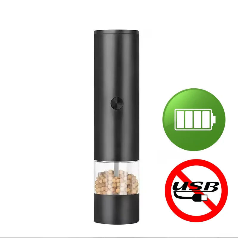 USB Rechargeable Electric Salt and Pepper Grinder
