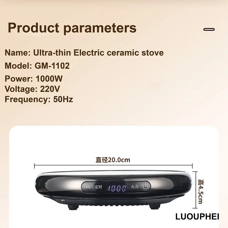 Ultra Thin Electric Ceramic Stove|Tea Heater Heating Stove