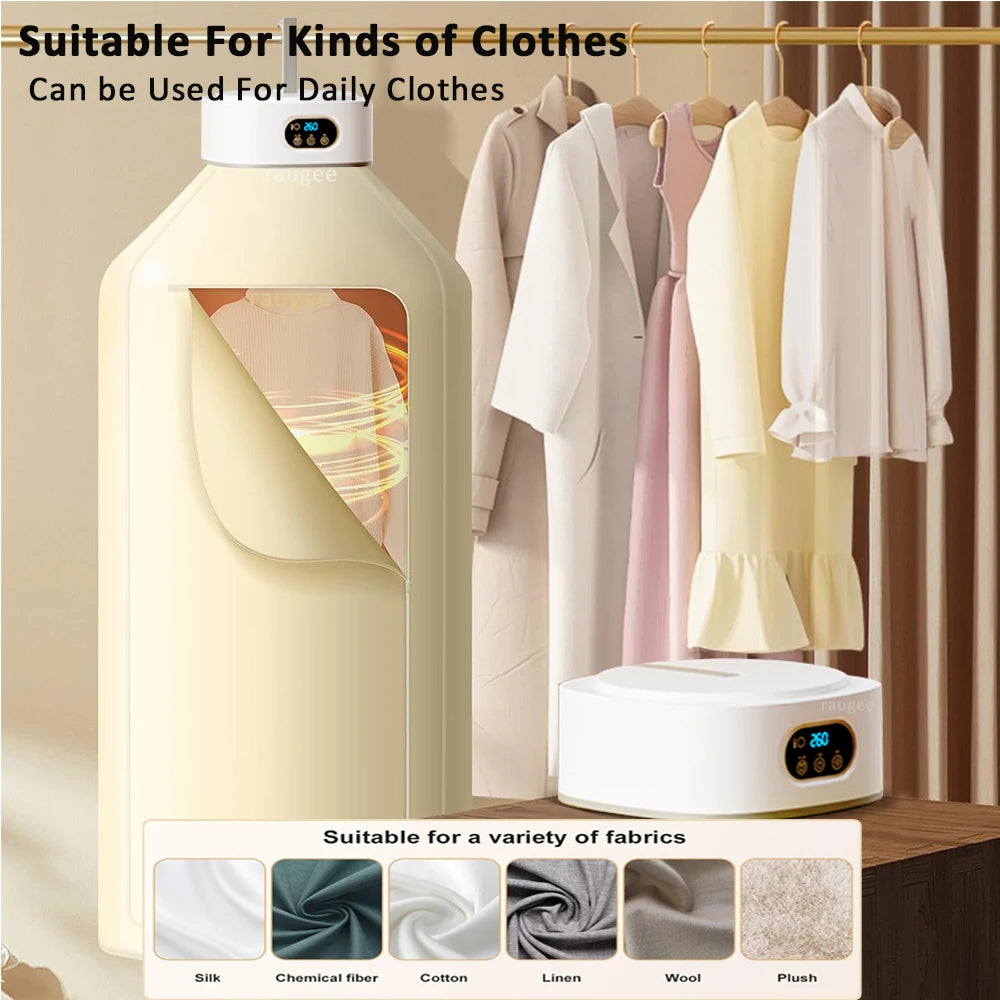 Portable Folded Electric Clothing Dryer with Remote Control