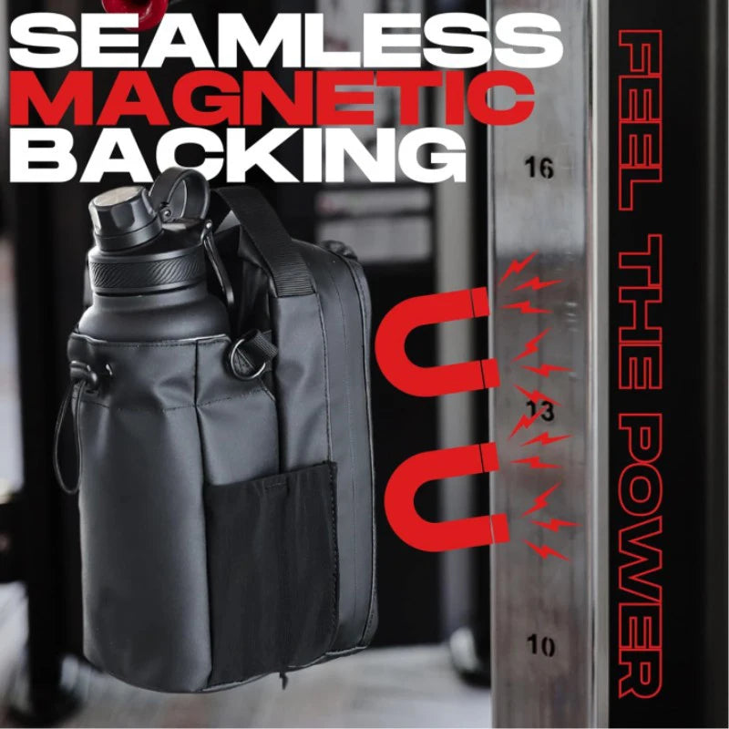 New Magnetic Water Bottle Pouch With Strong Magnet For Outdoor Sports Cup Holder Bag