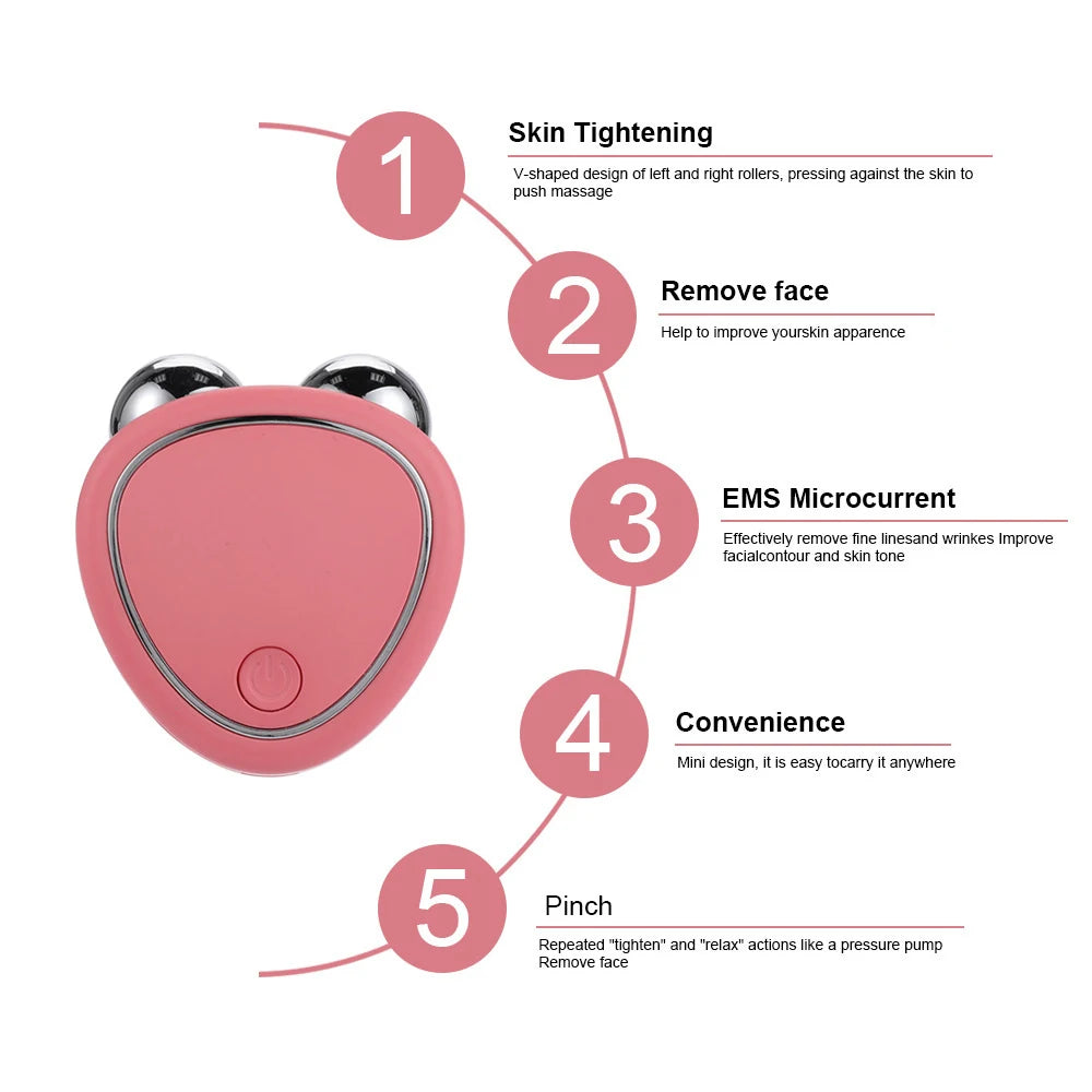 EMS Face Lifting Machine Facial Massager Anti Wrinkle