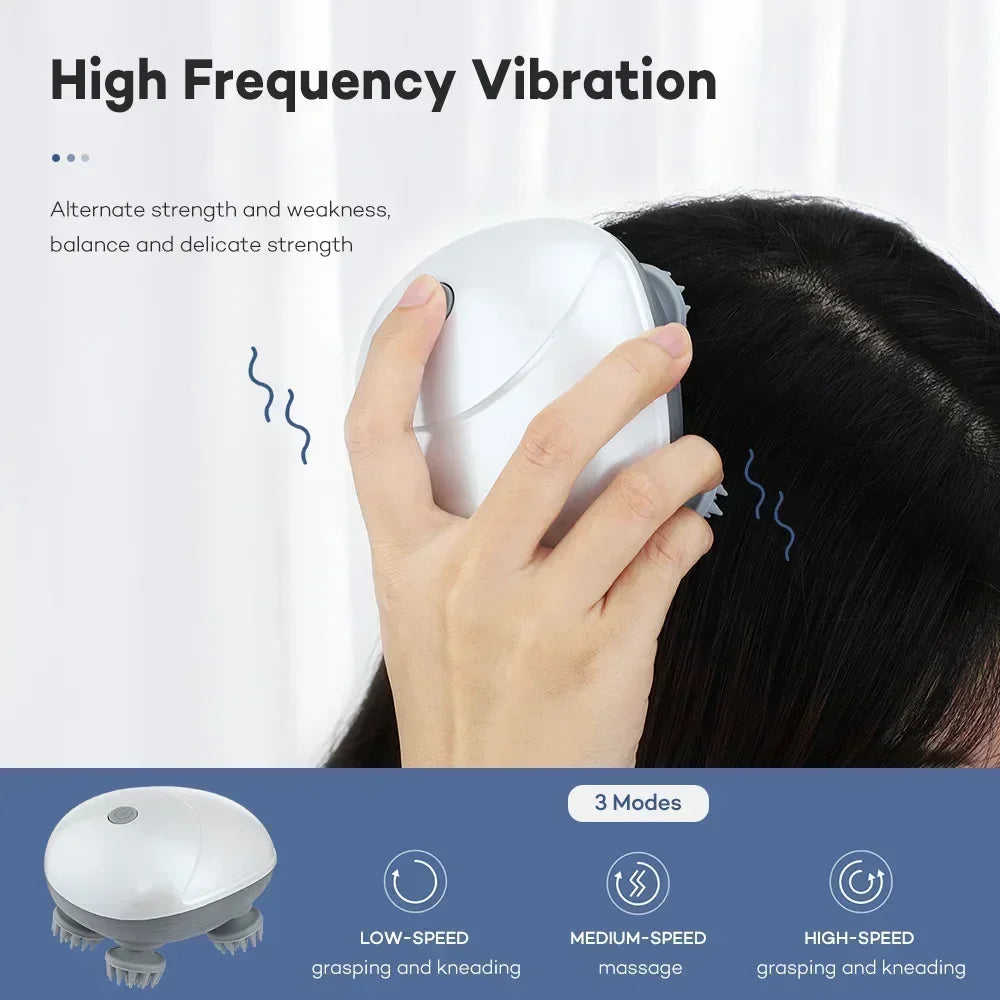 Electric Scalp Massager| Red Light Therapy