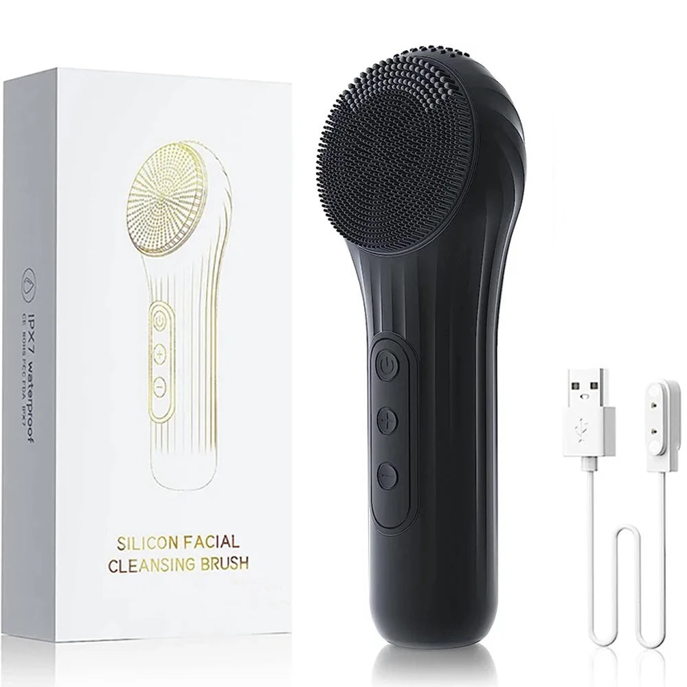 Waterproof Rechargeable Facial Cleansing Brush